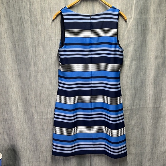 Banana Republic blue striped dress size 6 - Picture 6 of 8